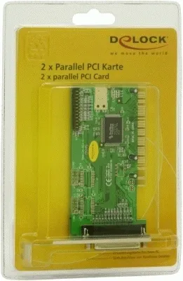 Parallel PCI udvidelseskort med 2 porte