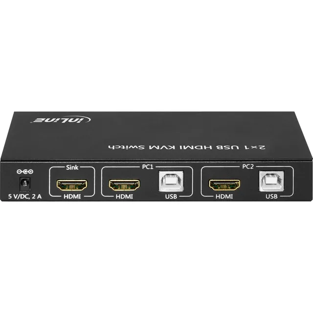 KVM Desktop switch, 2 port fuld HD HDMI/USB