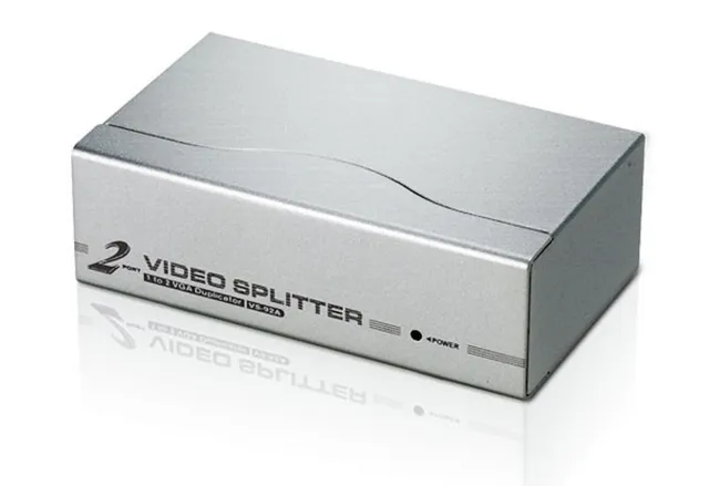 Videosplitter, SVGA, 2 port 350 Mhz
