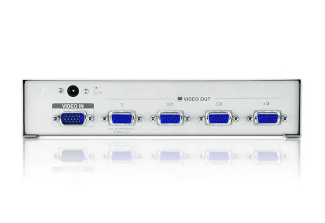Videosplitter, SVGA, 4 port 350 Mhz