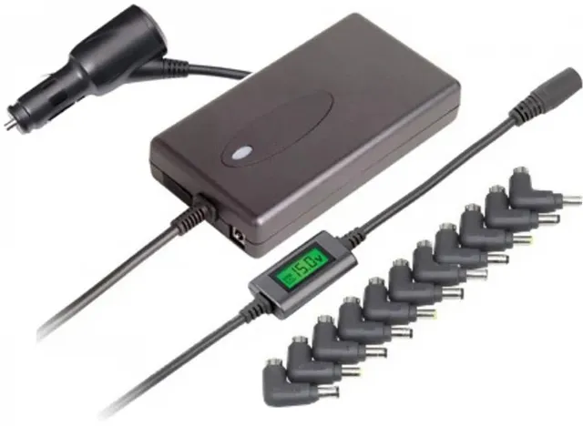 LV-Sun 230V,12V/24V aut. output 5-22 V DC, 90 W - with many DC plugs