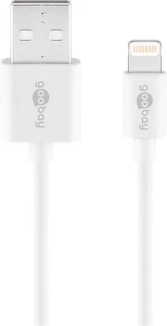 goobay 44979 mobile device charger Indoor White 44979, Indoor, AC, 5 V, 2.4 A, 1 m, White