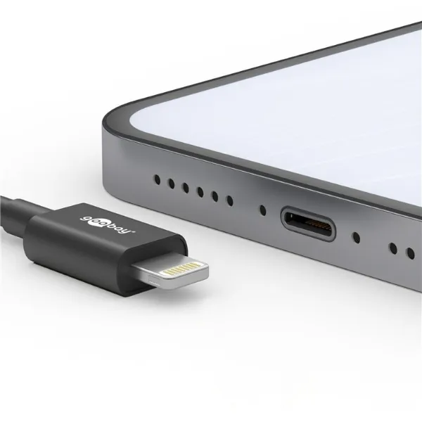 IPhone Lightning Data/Lader USB-C 0,5m