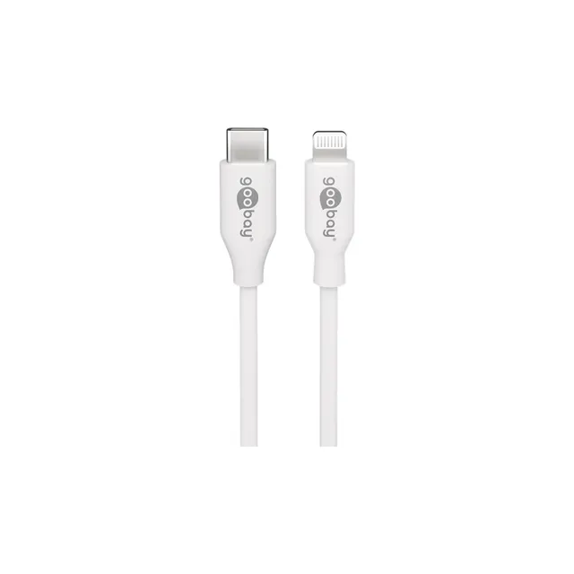IPhone Lightning Data/Lader USB-C 1m, Hvid