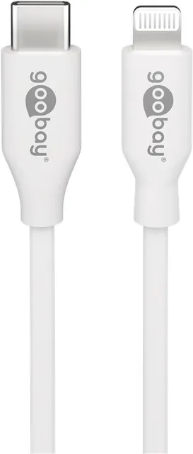 IPhone Lightning Data/Lader USB-C 0,5m, Hvid