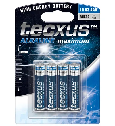 Tecxus AAA LR03 - 4Pk, 11007