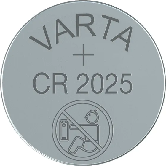 VARTA Batteries Electronics CR2025 Lithium button cell 3V battery 5-pack, Button cells in origin...