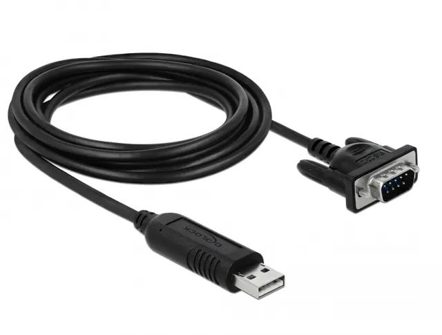 DELOCK USB 2.0 zu Seriell RS-232 Adapter kompakte Steckergeh