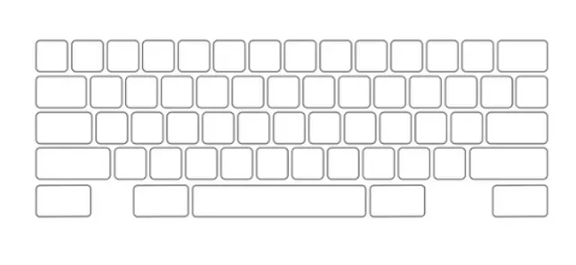 Abook 695 DK tastatur med backlight