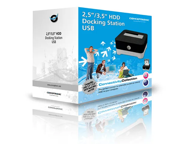 Conceptronic CHDDOCK drev dockingstation Sort