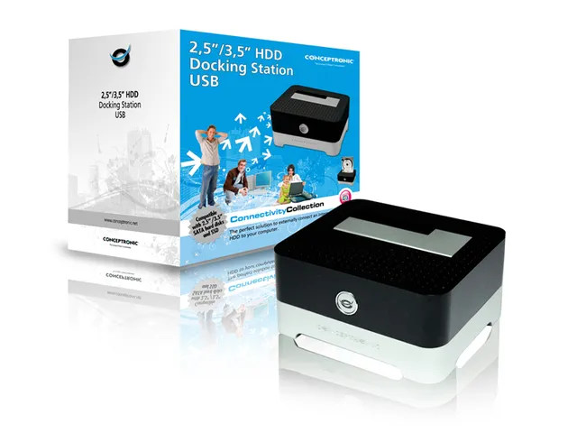 Conceptronic CHDDOCK drev dockingstation Sort