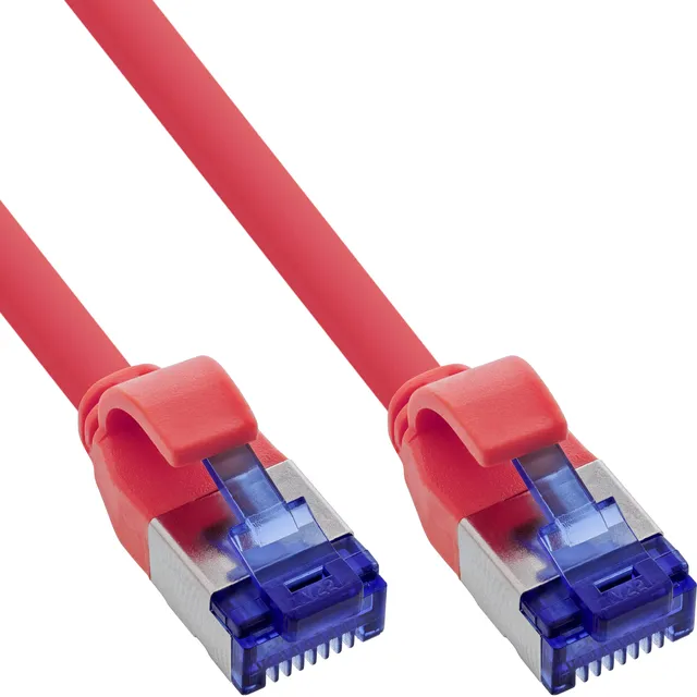 Patch kabel, S/FTP CAT6A, 5 m, rød