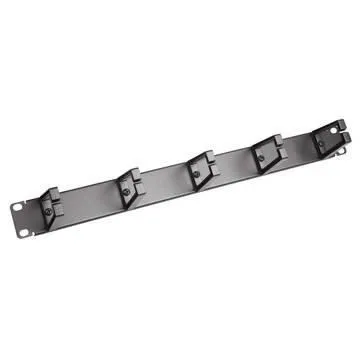 Horisontal kabelodrner til 19 rack 1HE, sort
