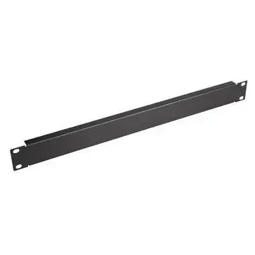 Blindplade 1 HE til 19 rack, sort"