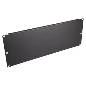 Blindplade 4 HE til 19 rack, sort"