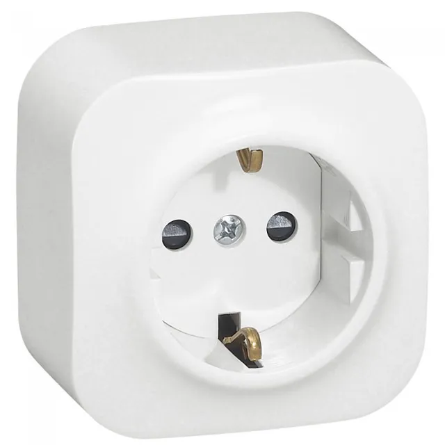 Legrand Forix stikkontakt enkelt i hvid 16A