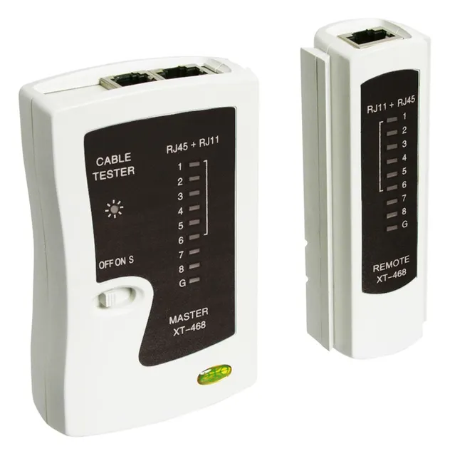 Goobay 68856 Network Cable Tester, Black/White