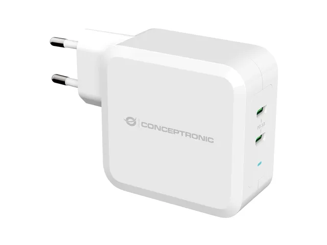 Conceptronic ALTHEA08W oplader til mobil enhed Hvid Indendørs