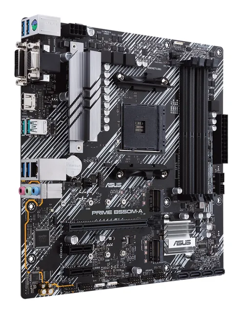 ASUS PRIME B550M-A - motherboard - micro ATX - Socket AM4 - AMD B550