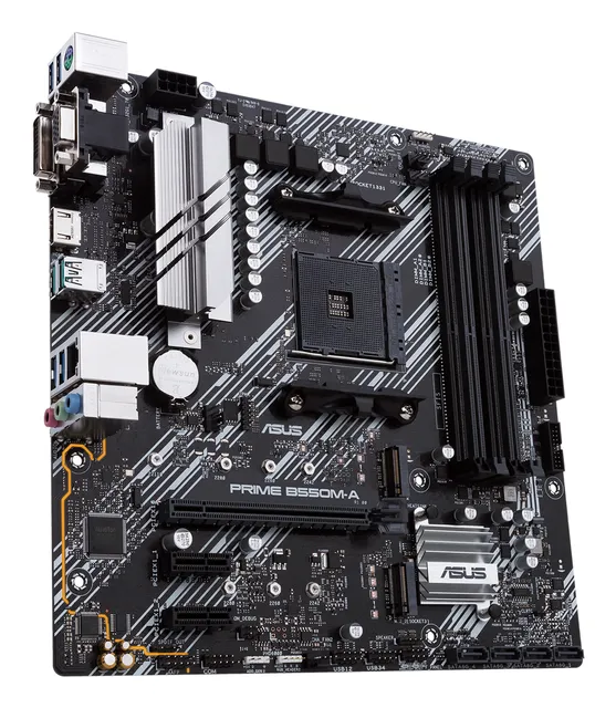 ASUS PRIME B550M-A - motherboard - micro ATX - Socket AM4 - AMD B550