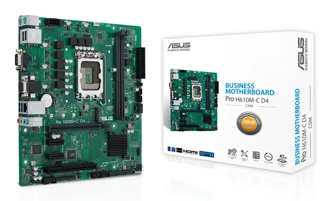 MB ASUS PRO H610M-C D4-CSM (Intel,1700,DDR4,mATX)