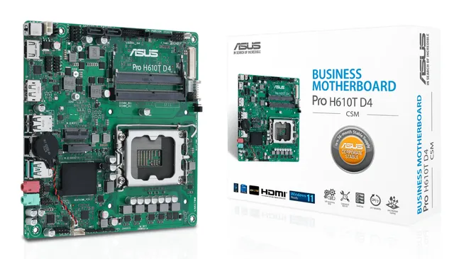 ASUS Pro H610T D4-CSM - Thin mITX... LVDS