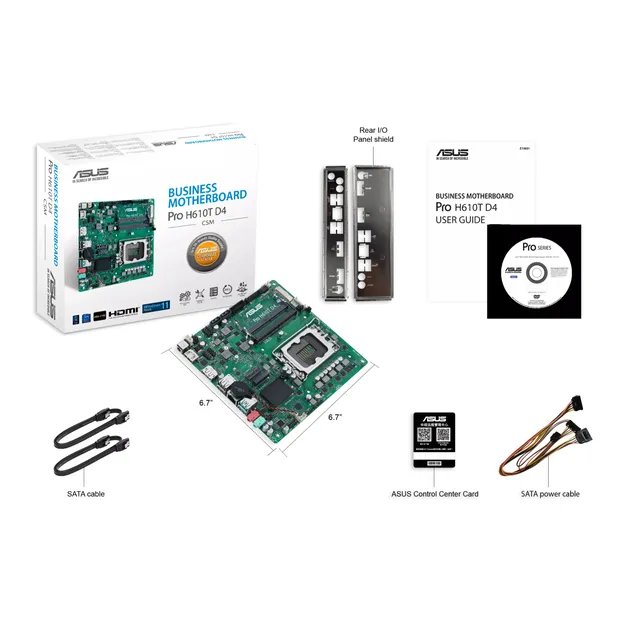 ASUS Pro H610T D4-CSM - Thin mITX... LVDS