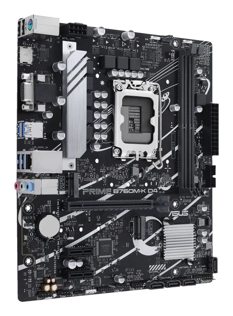ASUS PRIME B760M-K D4 (mATX, B760, LGA 1700, DDR4)