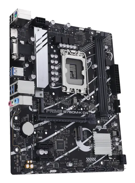 ASUS PRIME B760M-K D4 (mATX, B760, LGA 1700, DDR4)