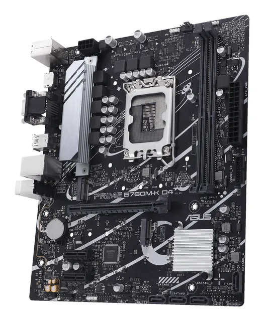 ASUS PRIME B760M-K D4 (mATX, B760, LGA 1700, DDR4)