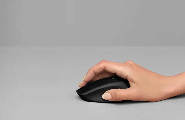 Logitech M330 Silent Plus Sort - 2.4GHZ
