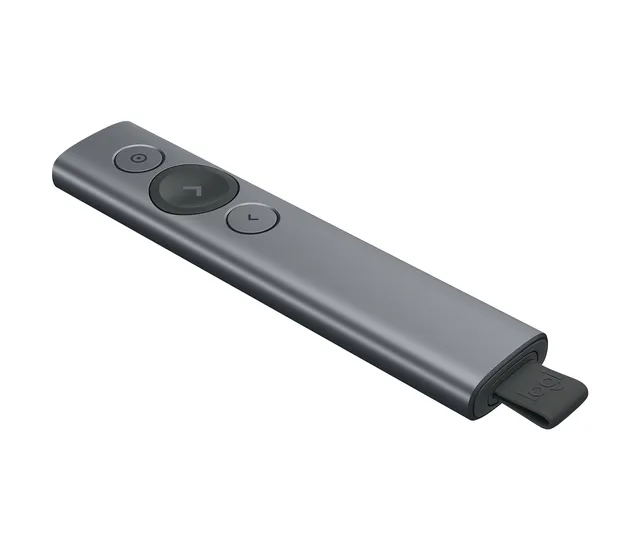 Logitech Spotlight Presentation Remote trådløs præsentationsenhed Bluetooth/RF Grå