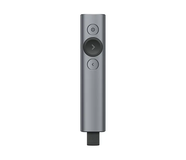 Logitech Spotlight Presentation Remote trådløs præsentationsenhed Bluetooth/RF Grå