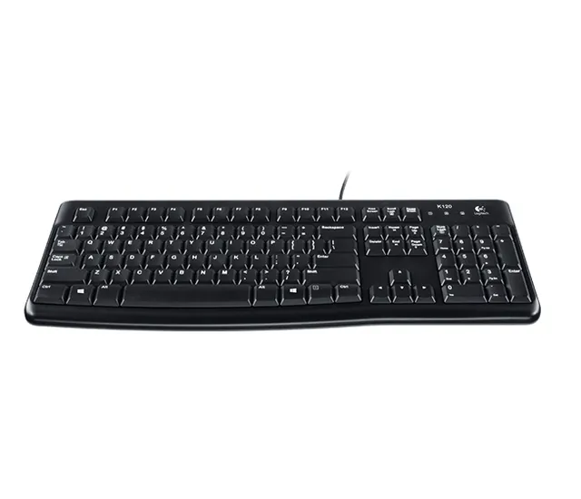 Logitech Desktop MK120 Keyboard USB QWERTY German (DE, Cable)