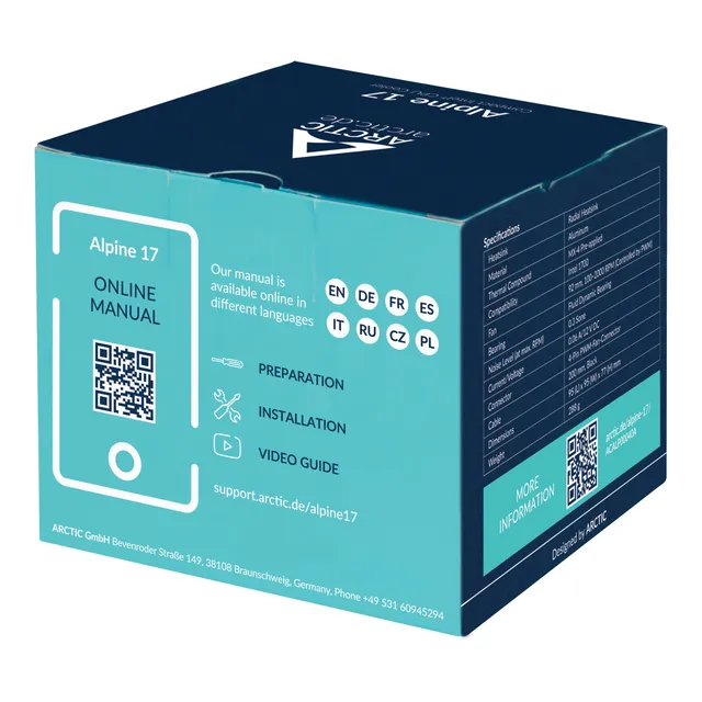 ARCTIC Alpine 17 - processor cooler