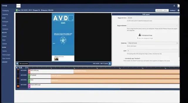 ADisplay CMS Software, 1 år