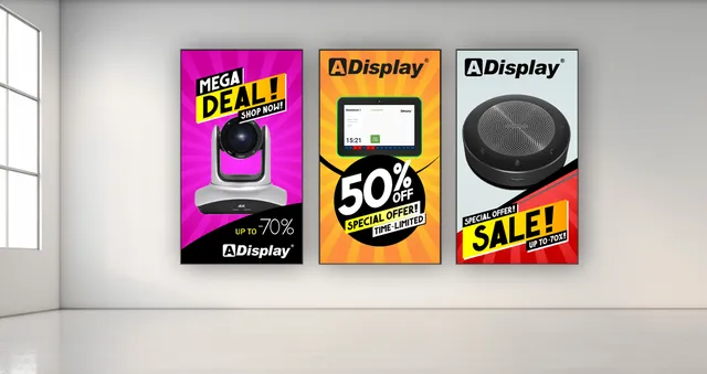 ADisplay Signage PRO 75" 500 nits Android