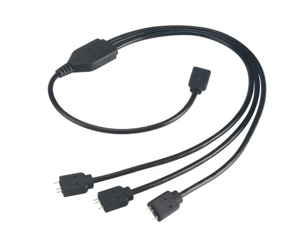Akasa Addressable RGB LED 1 - 3 splitter and extension cable 50cm