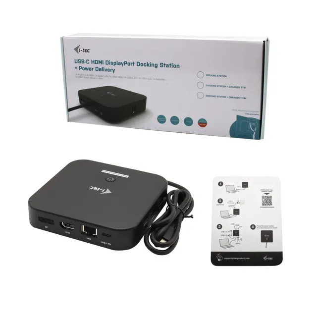 I-TEC USB-C Docking MST 100w - Uden PSU