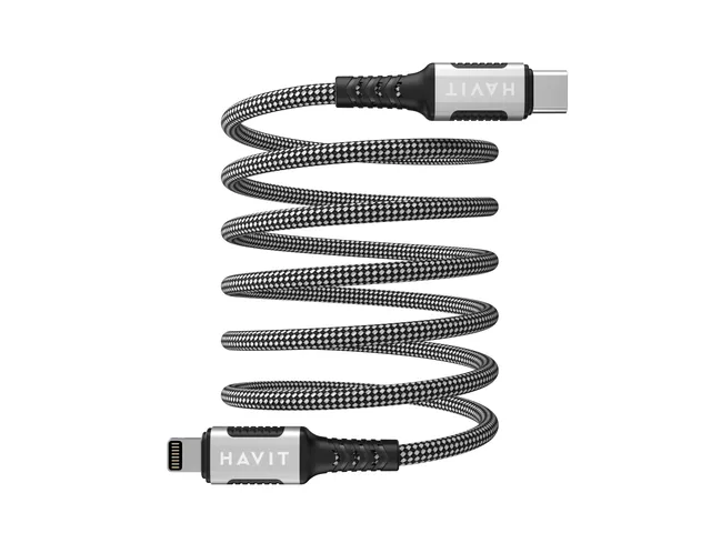 Havit USB-C to Lightning Magnetic cable 1 m sort