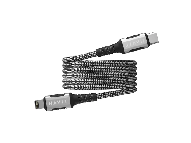 Havit USB-C to Lightning Magnetic cable 1 m sort