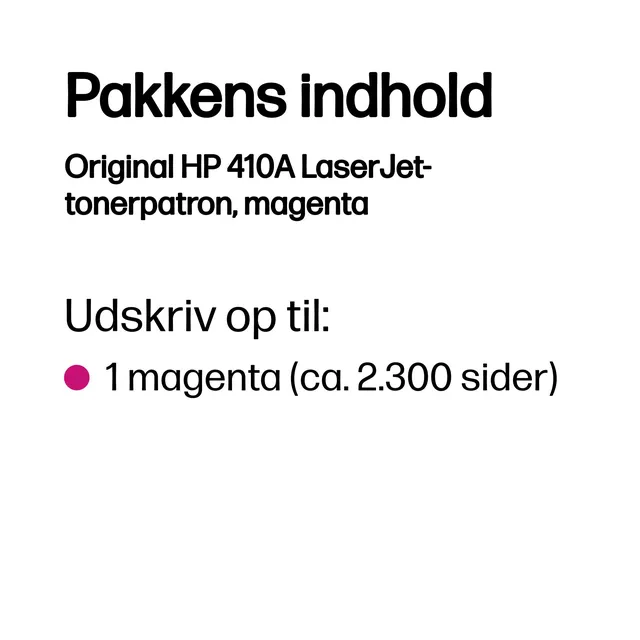 HP 410A Magenta Original LaserJet Toner Cartridge