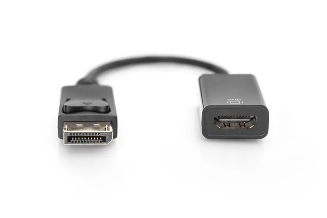 DIGITUS Aktiver DisplayPort Adapter/Konverter, DP auf HDMI