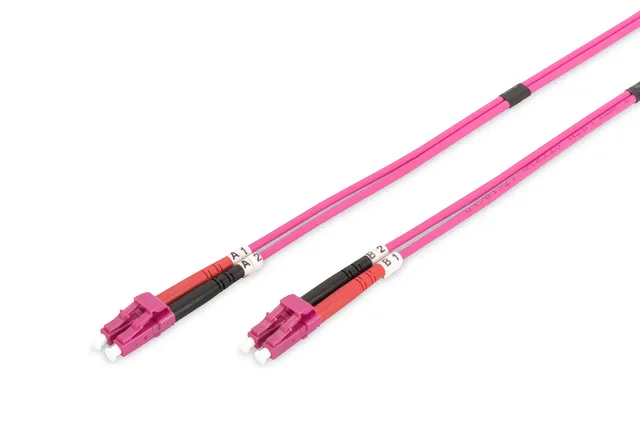 LWL Patchkabel LC / LC 3m OM4 Multimode (50/125µ) Duplex Digitus