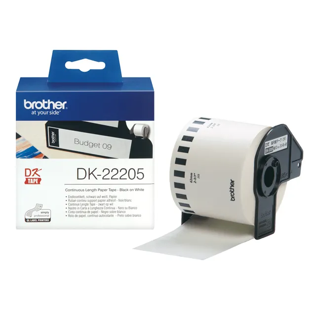 Brother DK22205 DK Label (62mm x 30m)