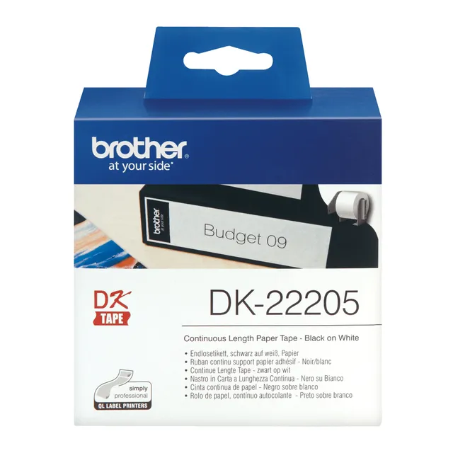 Brother DK22205 DK Label (62mm x 30m)