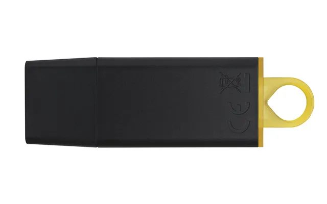 Kingston DataTraveler Exodia DTX/128GB Flash Drive USB 3.2 Gen 1 - with Protective Cap and Keyri...