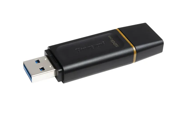 Kingston DataTraveler Exodia DTX/128GB Flash Drive USB 3.2 Gen 1 - with Protective Cap and Keyri...