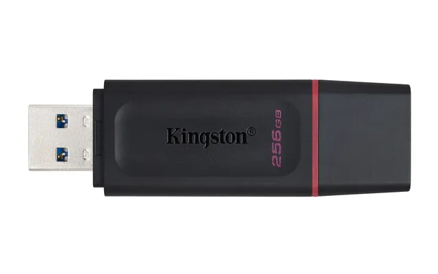 Kingston DataTraveler Exodia DTX/256GB Flash Drive USB 3.2 Gen 1 - with Protective Cap and Keyri...