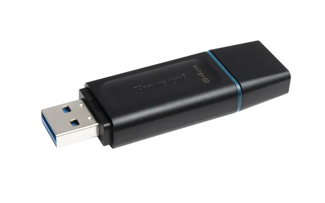 Kingston DataTraveler Exodia DTX/64GB Flash Drive USB 3.2 Gen 1 - with Protective Cap and Keyrin...